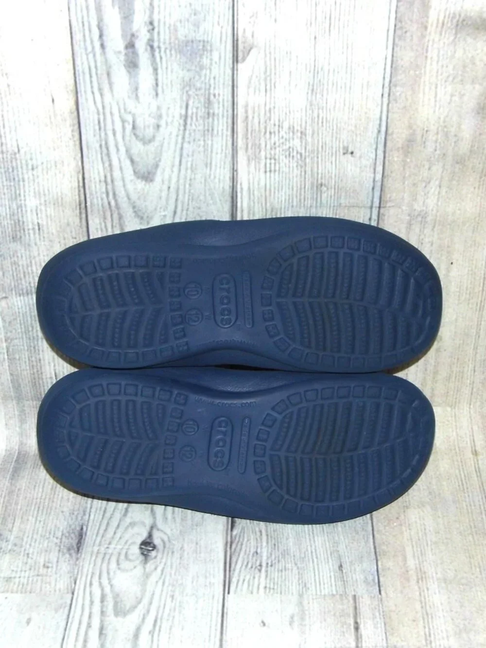 CROCS Athens Blue Thong Sandals Mens size 10